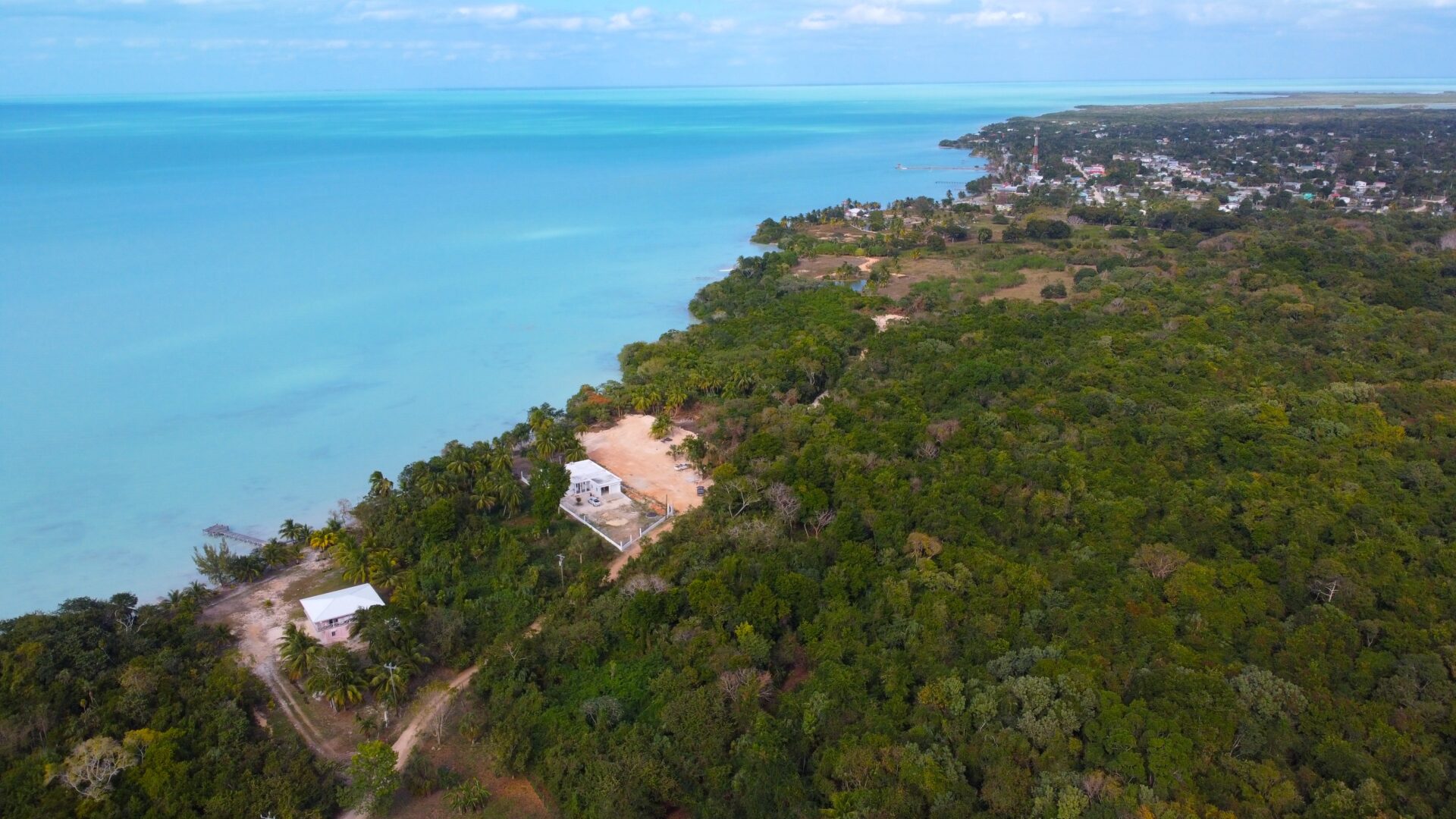 Seaview Property, 0.5 Acre. Sarteneja, Belize, sarteneha, lot fot sale